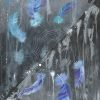 ''Upside Down'' Abstract Acrylic Paint
